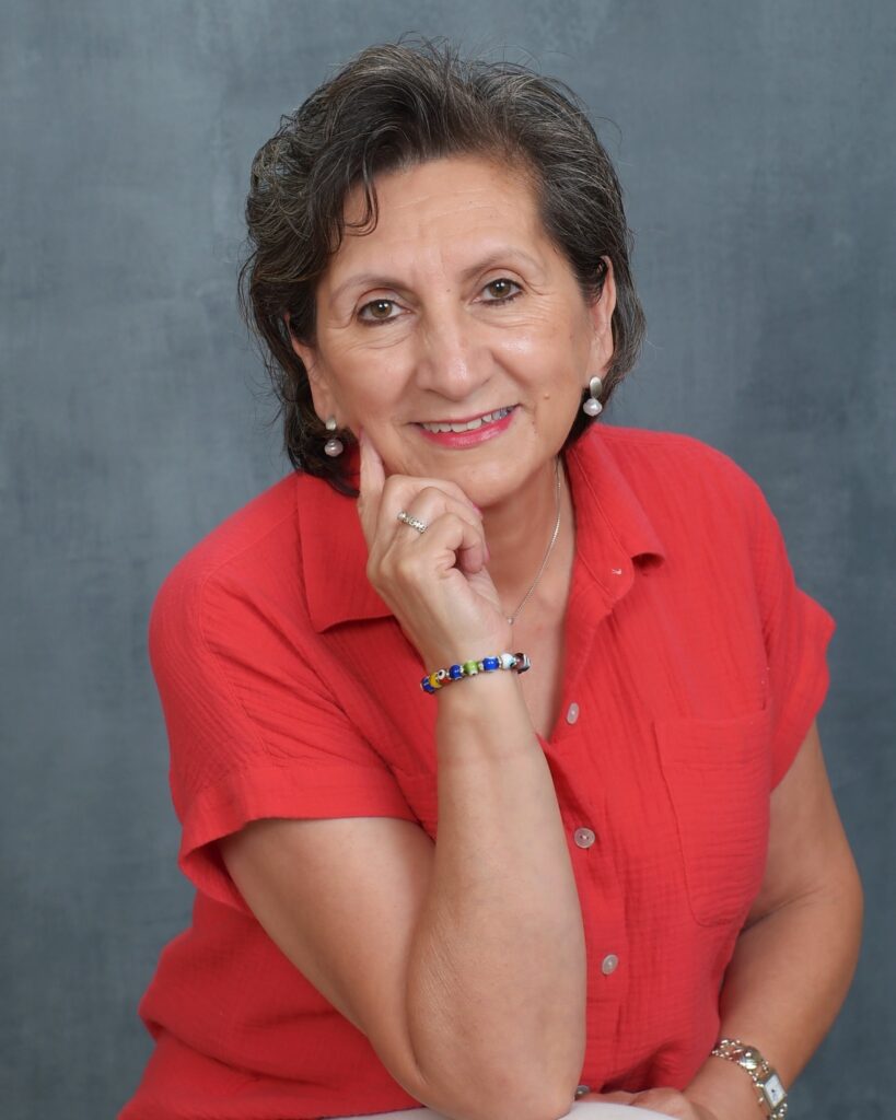 Retrato de Gabriela Berthin Siles, escritora latinoamericana y autora de la novela El amor duele.